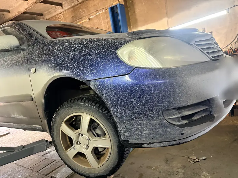Toyota Corolla: замена передних колодок и диагностика ходовой, фото 1 из 1